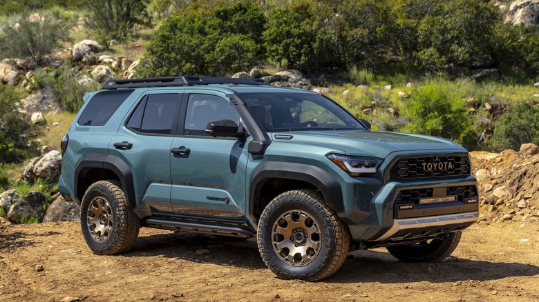 Blue 2025 Toyota 4Runner parked