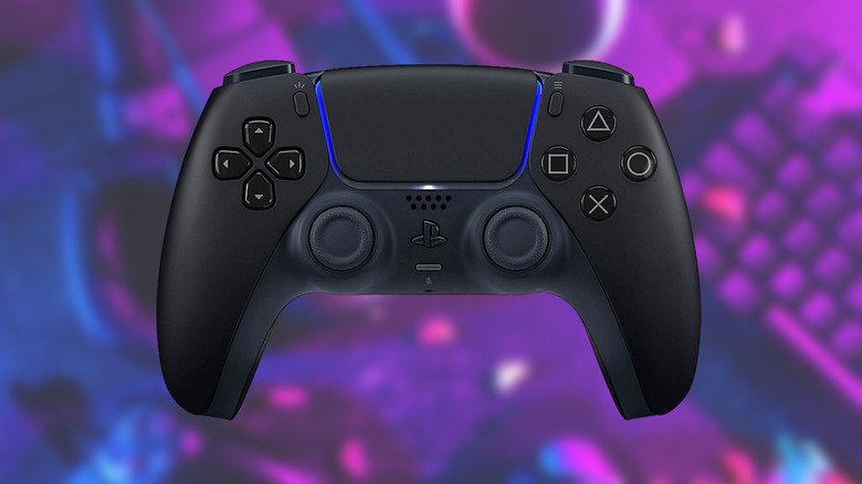 PlayStation 5 controller in black color