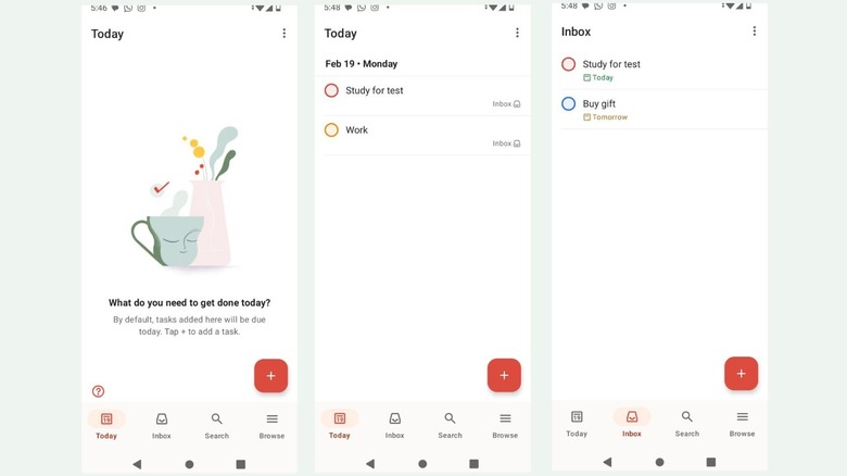 Using Todoist on an iPhone