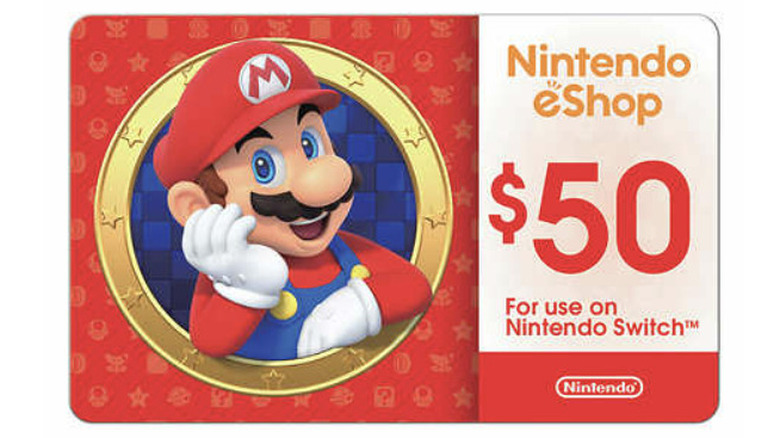 Mario Nintendo eShop giftcard 