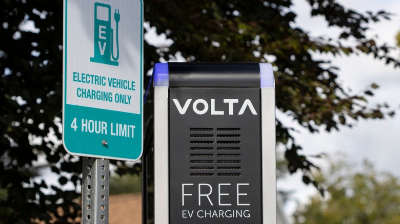 Volta charging station free EV charging 