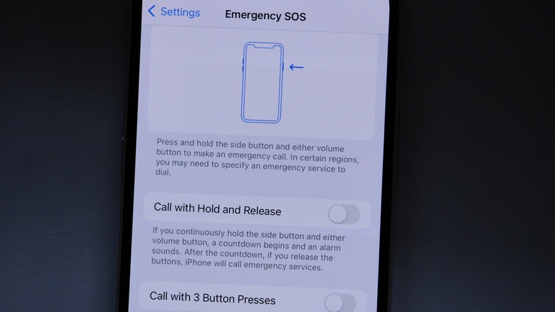 iphone Emergency Call pages