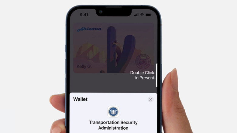 Apple Wallet drivers license tsa