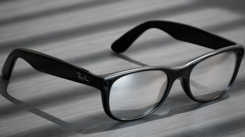 Product shot of the Ray-Ban Meta smart glasses