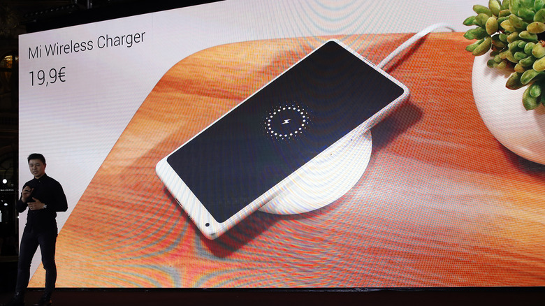 Wireless charger announcement at keynote