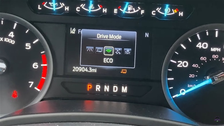 Godzilla Equipped Ford Using ECO mode