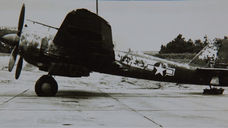 Captured Kawasaki Ki-102 fighter