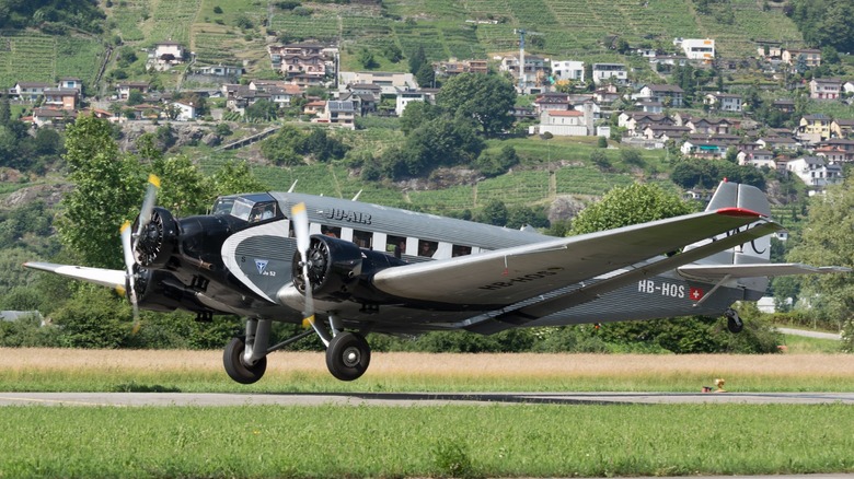 a Junkers Ju 52/3m taking off