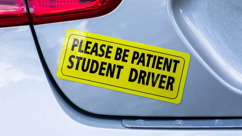 Be patient bumper sticker