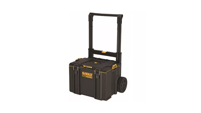 A DeWalt toughsystem modular rolling toolbox