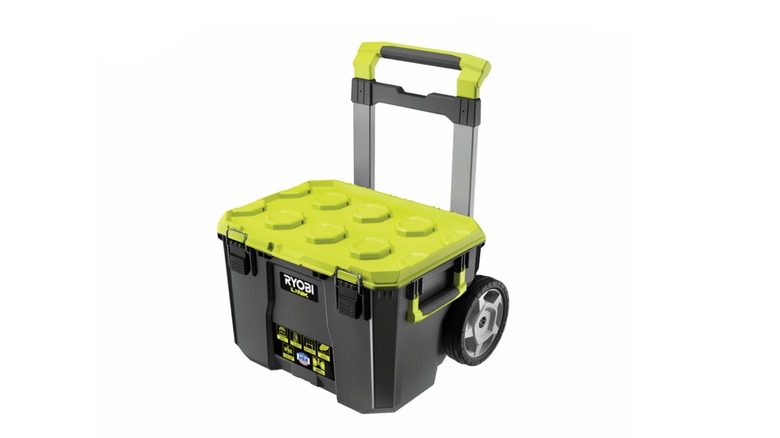 A Ryobi link modular rolling toolbox