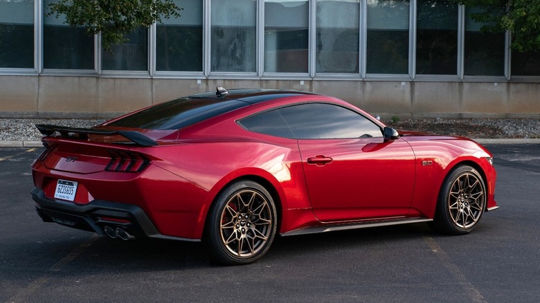 Ford Mustang GT rear 3/4 parked