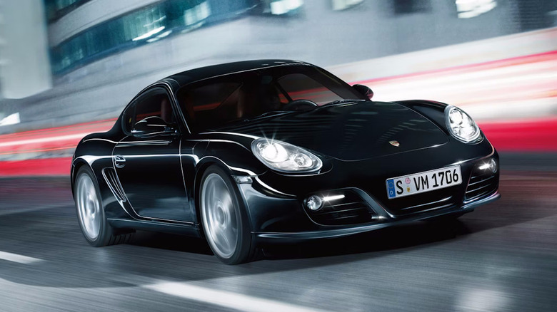 Early Porsche Cayman in black