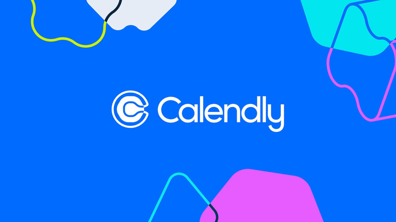 Calendly logo on blue background