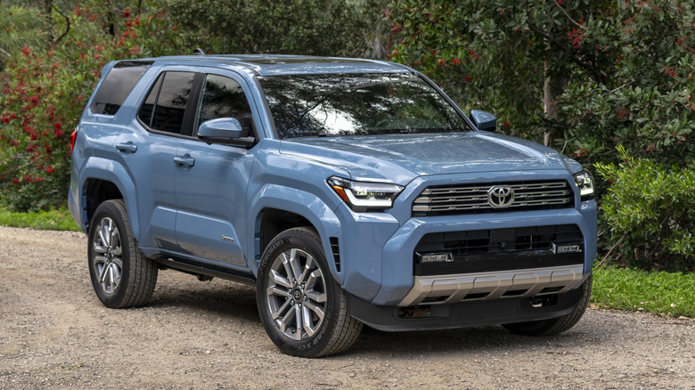 Toyota 4Runner parked on a dirt road