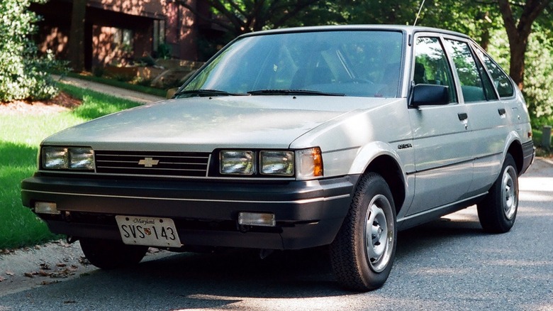 1985 Chevrolet Nova parked on the street