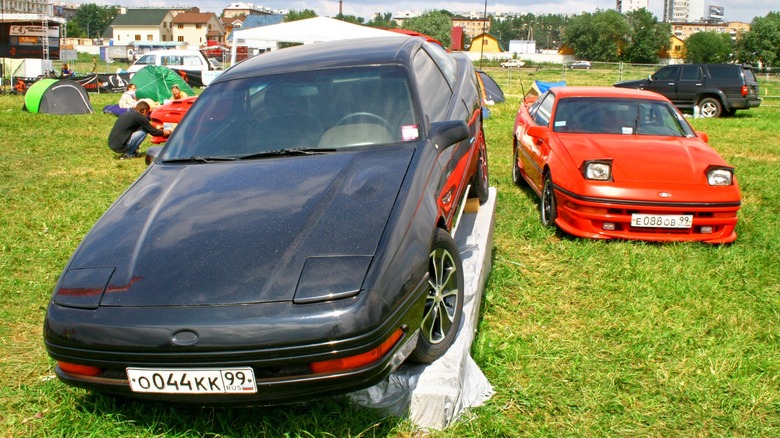 Ford Probes on display at a car show