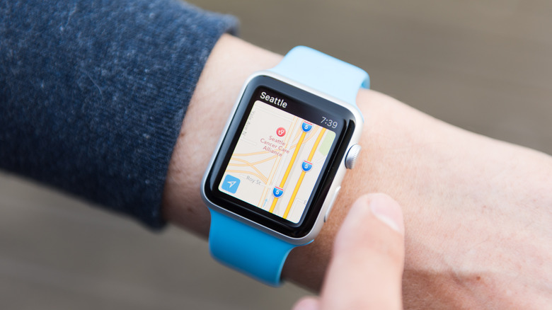 Apple Watch using Maps