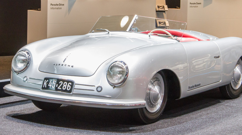 1948 Porsche Type 356 parked