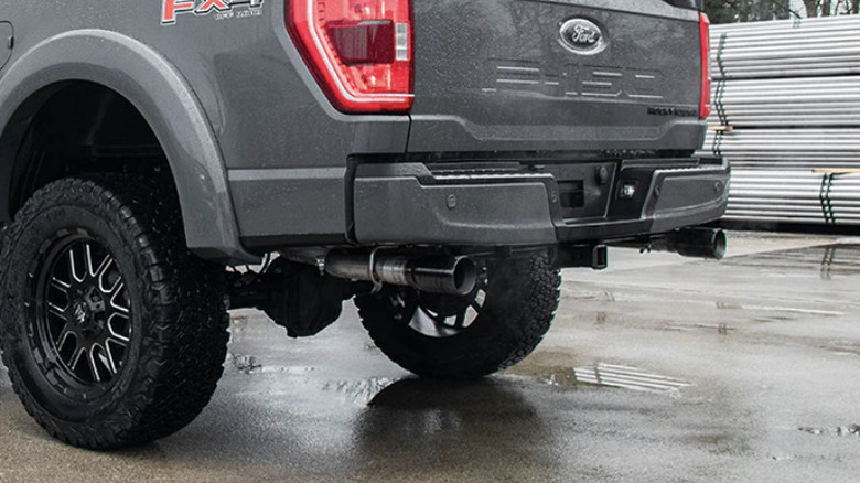 Ford F-150 FX4 EcoBoost with an aftermarket cat-back exhaust