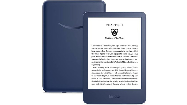 blue Amazon Kindle