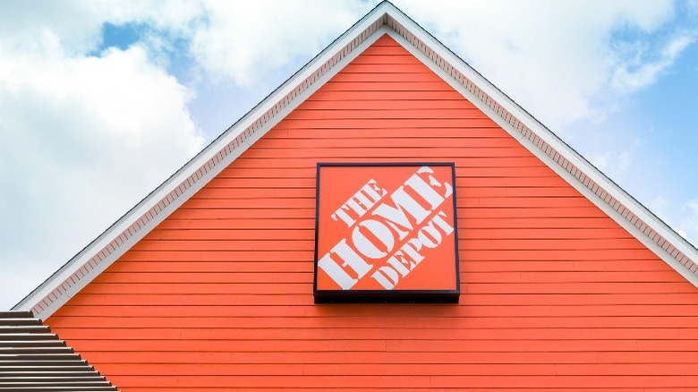 home depot sign