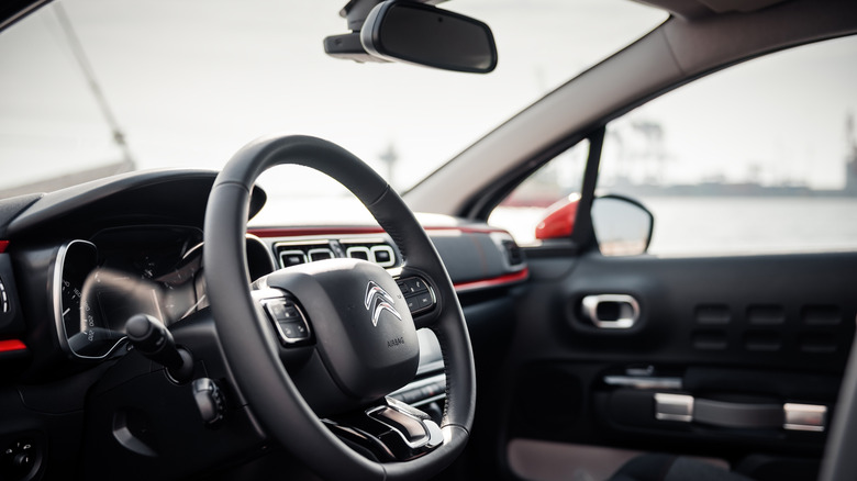 Interior of a Citroen C3