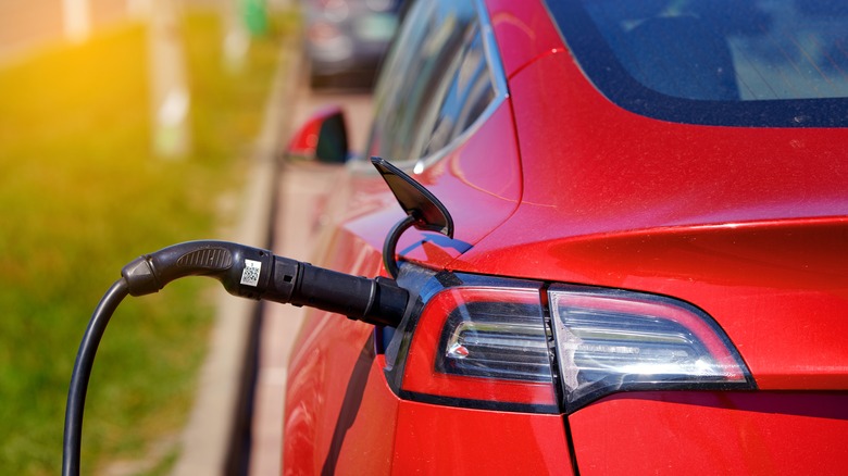 Tesla Model 3 charging