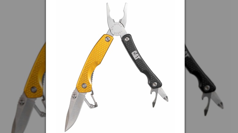 Multi-tool on white background