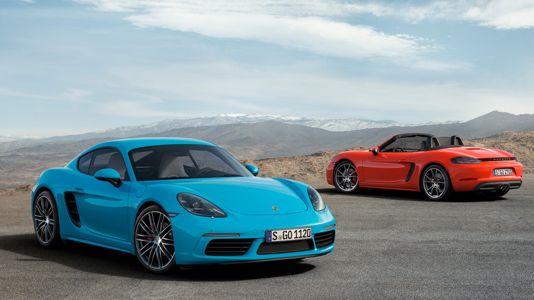 Porsche 718 Cayman and Boxster