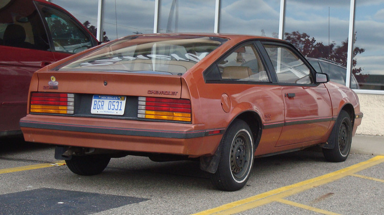 1980s Chevy Cavalier hatchback