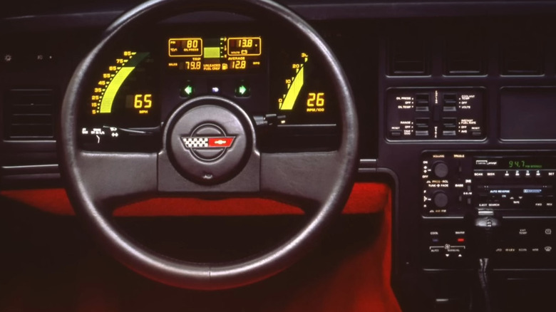 C4 dashboard including digital dash