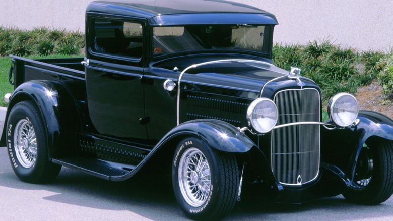 Black 1932 Ford Model B