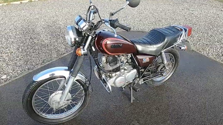 A 1980 Yamaha SR250