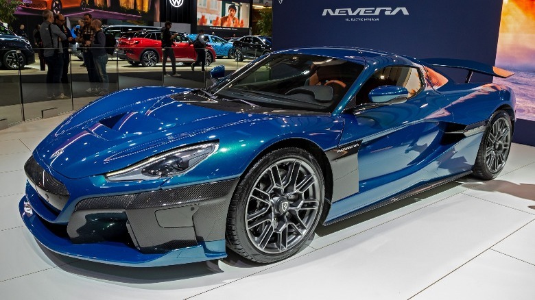 Blue Rimac Nevera