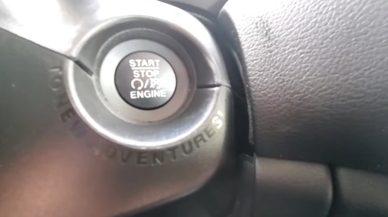 2020 Jeep Renegade ignition button