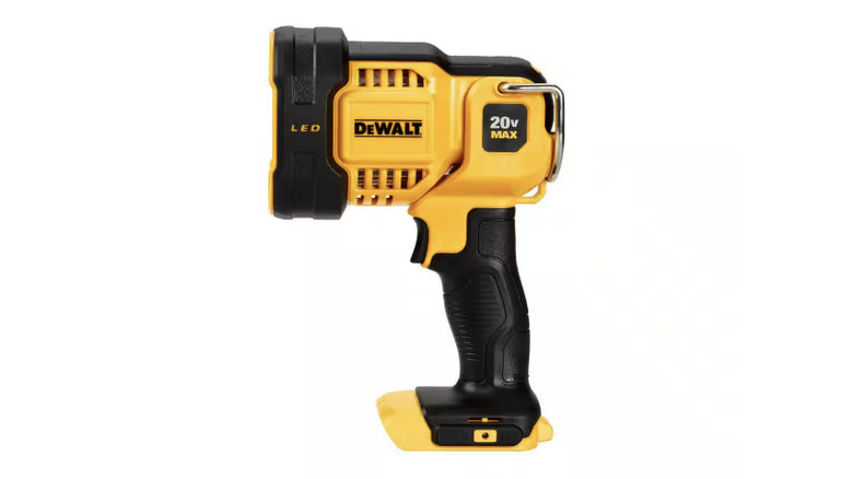 DeWalt light on white background