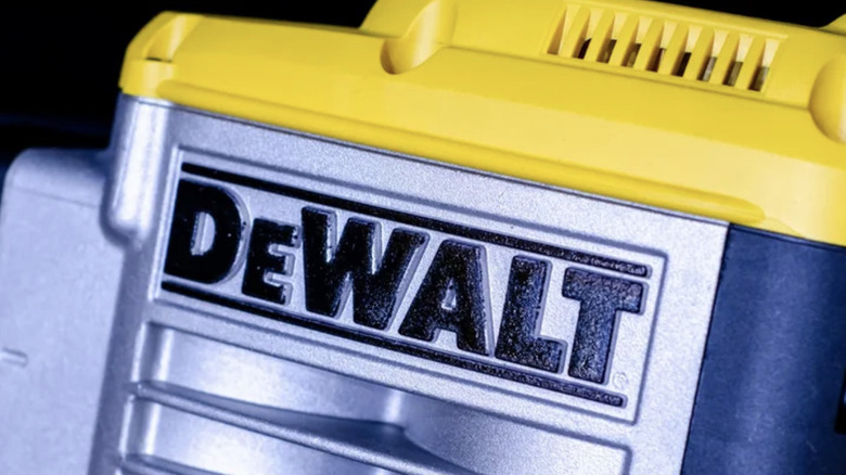 DeWalt logo on a product