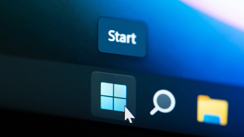 Windows 11 Start menu button