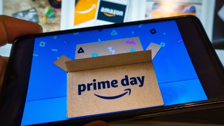 Prime Day logo on display