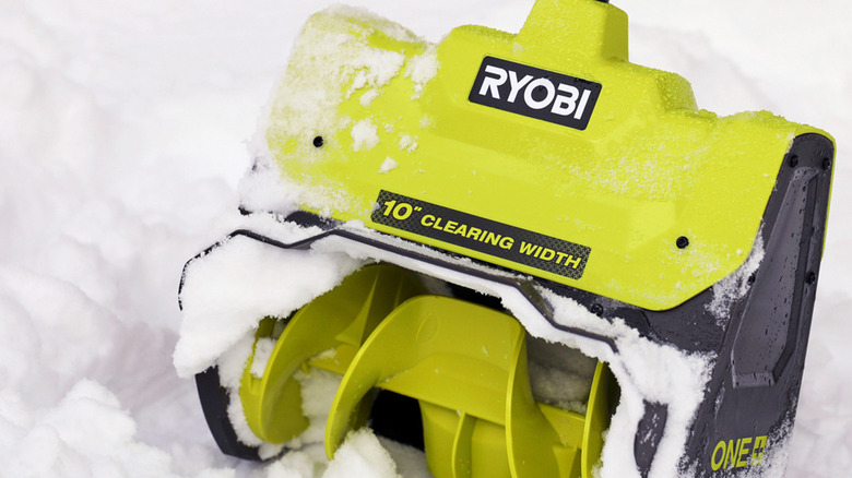 Ryobi electric snow shovel