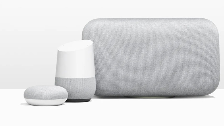 Google home mini and Google home max