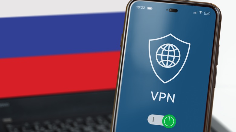 VPN enabled on a phone