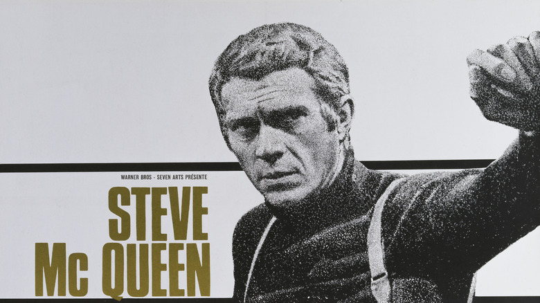 Steve McQueen on the Bullitt movie poster