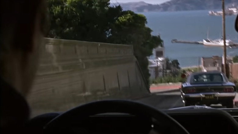 The Bullitt car chase from Steve McQueen's point of view