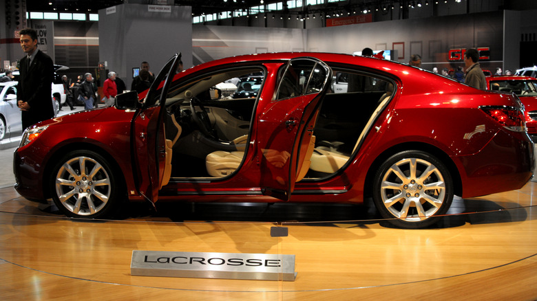 Parked 2010 Buick LaCrosse CXS on showroom floor