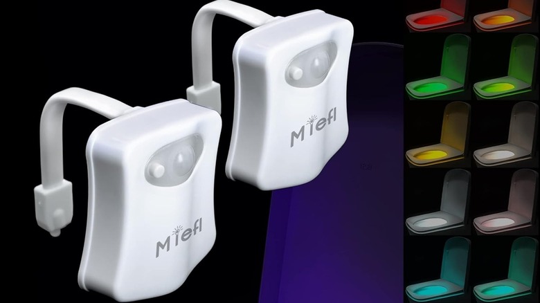 Pair of MiEFL toilet lights