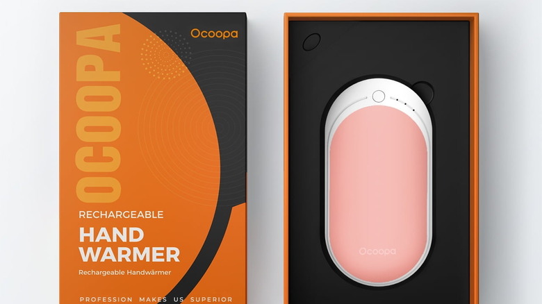 Ocoopa rechargeable hand warmer in packaging