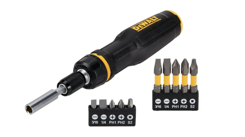 10-piece Max Fit Telescoping Ratcheting Multi-Bit Screwdriver Set