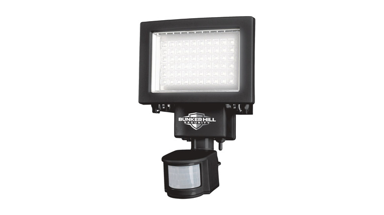 The Bunker Hill Security 500 Lumen LED Solar Security Light, Black